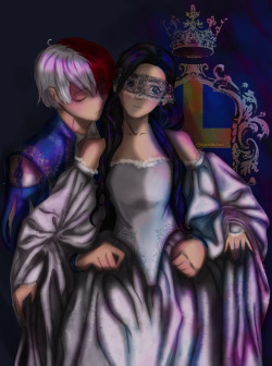 cyanidechan:  A Todomomo AU inspired by the Italian version of the Musical “Romeo &amp; Giulietta: ama e cambia il mondo” because I love costumes, actors, I love Romeo and Juliet and I love Todo and Momo.you can watch this video for reference This