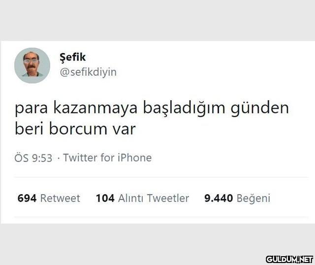 Şefik @sefikdiyin para...