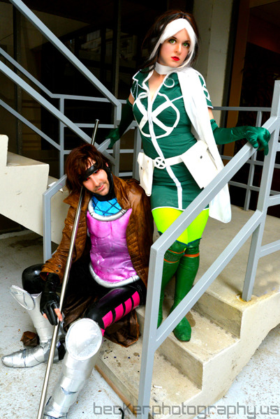 sharemycosplay:  An awesome shot of The X-men’s Rogue and Gambit! #cosplay #comicbooks