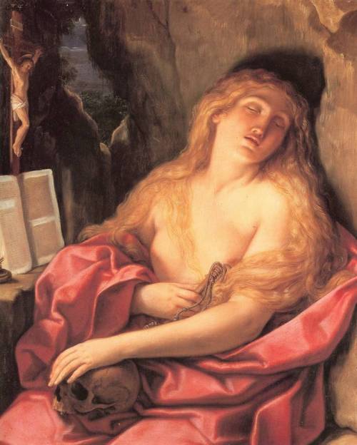 Penitent Magdalene, Elisabetta Sirani. 17th century.