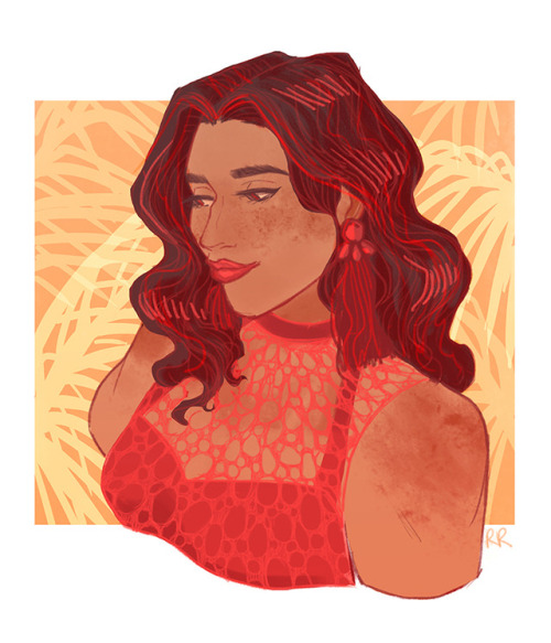 rebekahrittenhouse: Wanda for my summer marvel ladies sketch a day series   She was actual