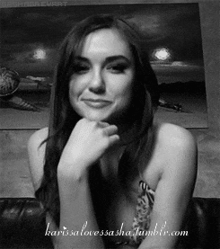 karissalovessasha:  Sasha makes me melt!