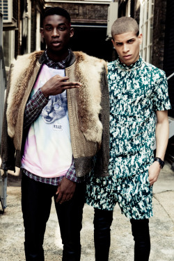 black-boys:  Harry Uzoka &amp; Chuck Achike by Roberta Schmidt | Fucking Young! Online