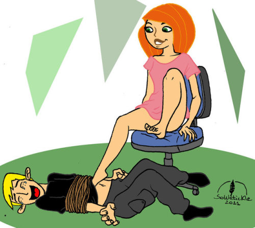 Kim tickles Ron again by solletickle 