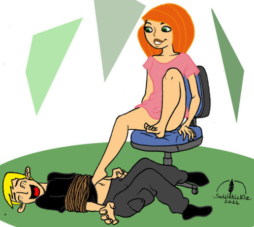 Kim tickles Ron again by solletickle
