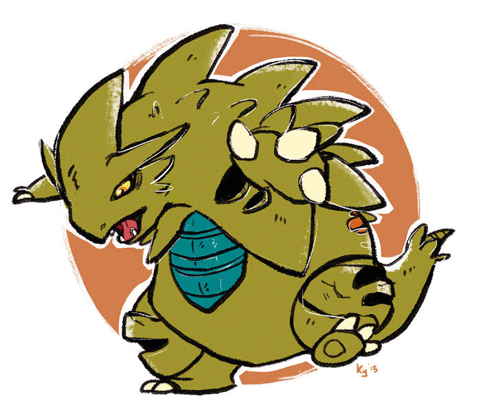 kounyoukai:Pokeddexy day #16: Favorite rock type - Rockzilla!! I’ve been avoiding