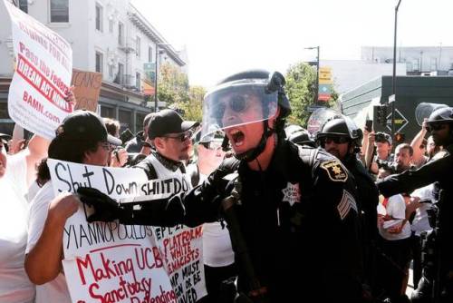 &ldquo;Free Speech&rdquo; rally in Berkeley, CA.  More images at www.recasper.com.  #protest