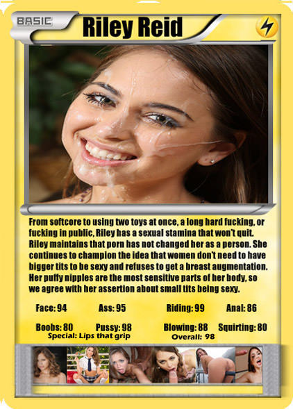 Trading cards are a little different in Porn World