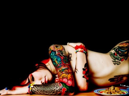 tattoosonbreast: If you love sexy inked girls click here