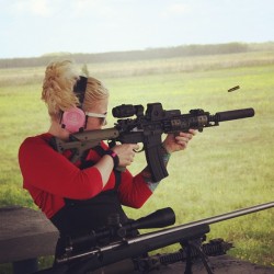 christinethefett:  10.5” 6.8SPC caliber.