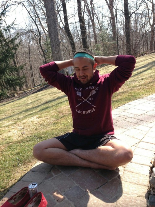 deadlyflashesofgreen:  Shout out to that one time I used a dental dam  as a headband.  