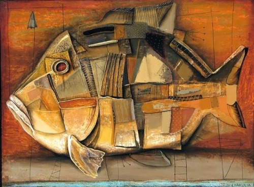 Vakhtang Kakulia : strange, chaotic and magical paintings