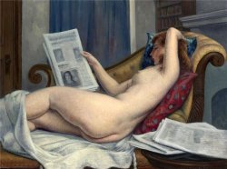 fleurdulys:  Nude Reading - Leon Kroll 