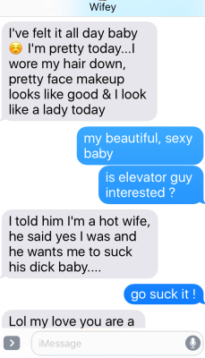 slutty wife's text!