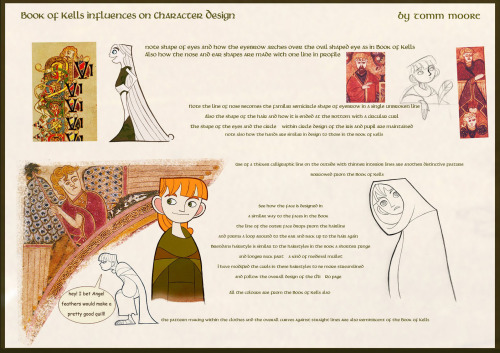 scareberryorange: The Secret of Kells - early production design