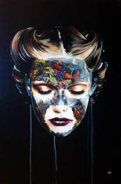 leslieseuffert:  Sandra Chevrier, Super Hero Canvas III