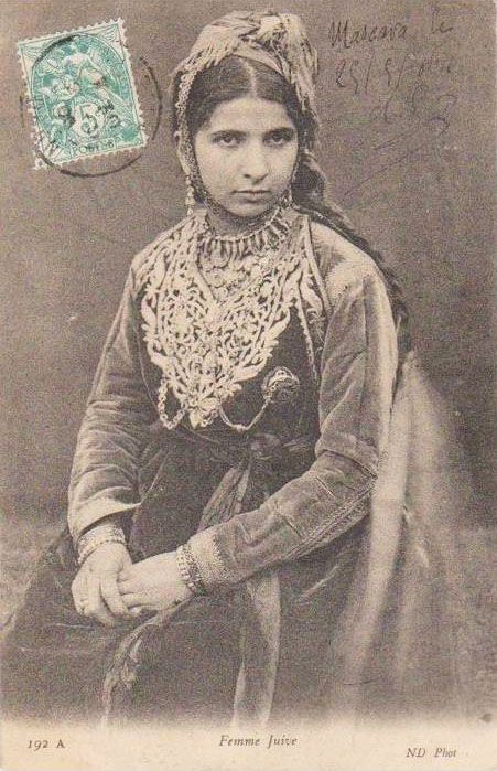 mydearalgeria - Femme juive de Mascara, Algeria.