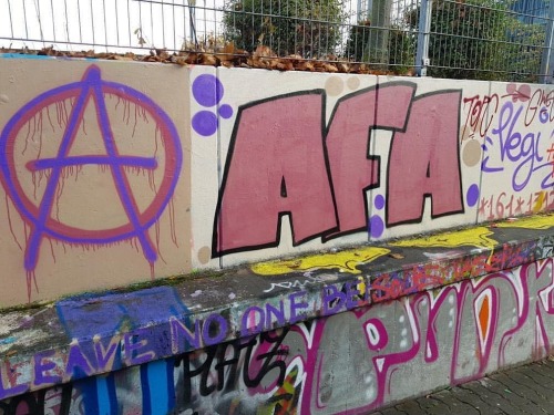 ‘AFA / Anti-Fascist Action' Seen in Mainz, Germany