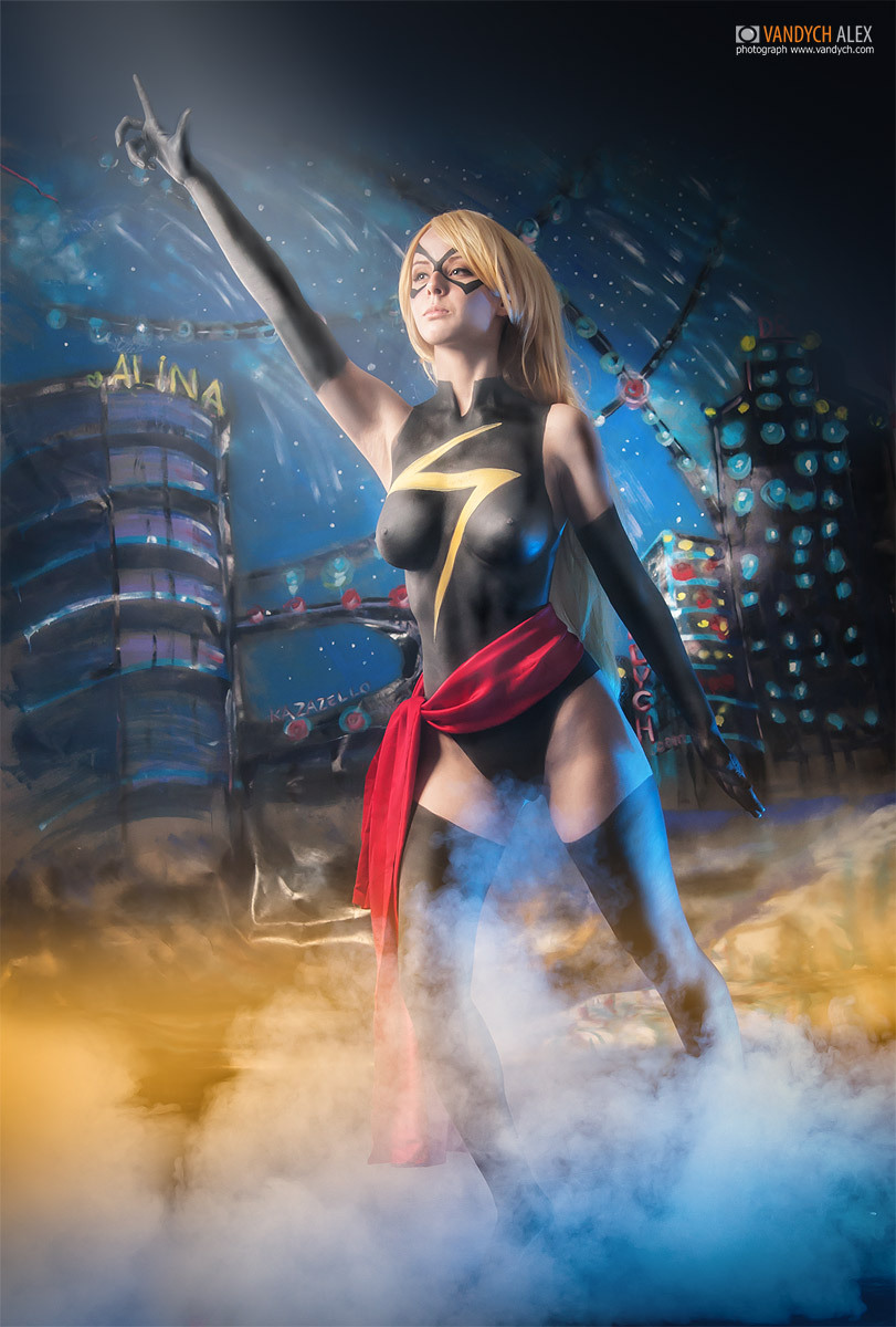 ilovesexycosplay:  Ms. Marvel CosplayBy HellyVonValentinePhotographer : Alex Vandych