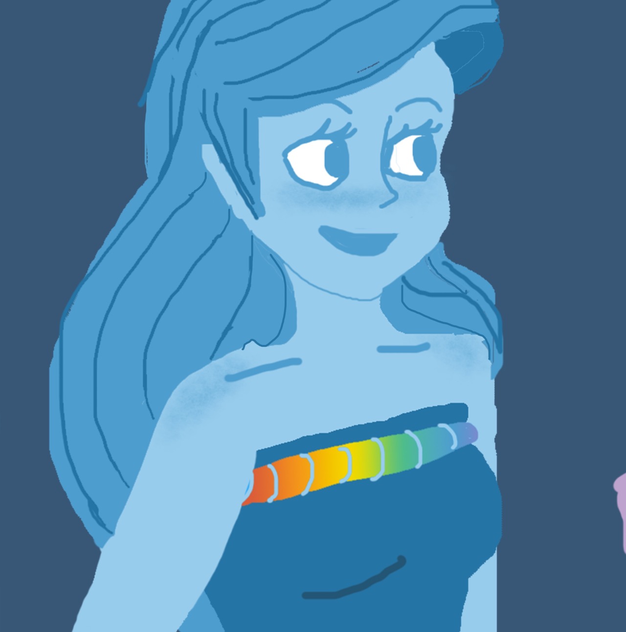 thesegirlsareperfectprincesses:  Drew my top favorite princesses showing their pride!
