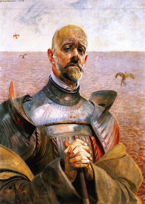 le-plus-beau-des-mensonges:  Polish artist Jacek Malczewski’s Self Portraits as a Knight 