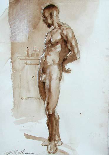 Robert Liberace - Figure in Wash