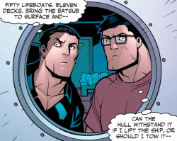 6Qubed: Thefingerfuckingfemalefury:  Comicsideblog:  Bruce And Clark Pretending Really