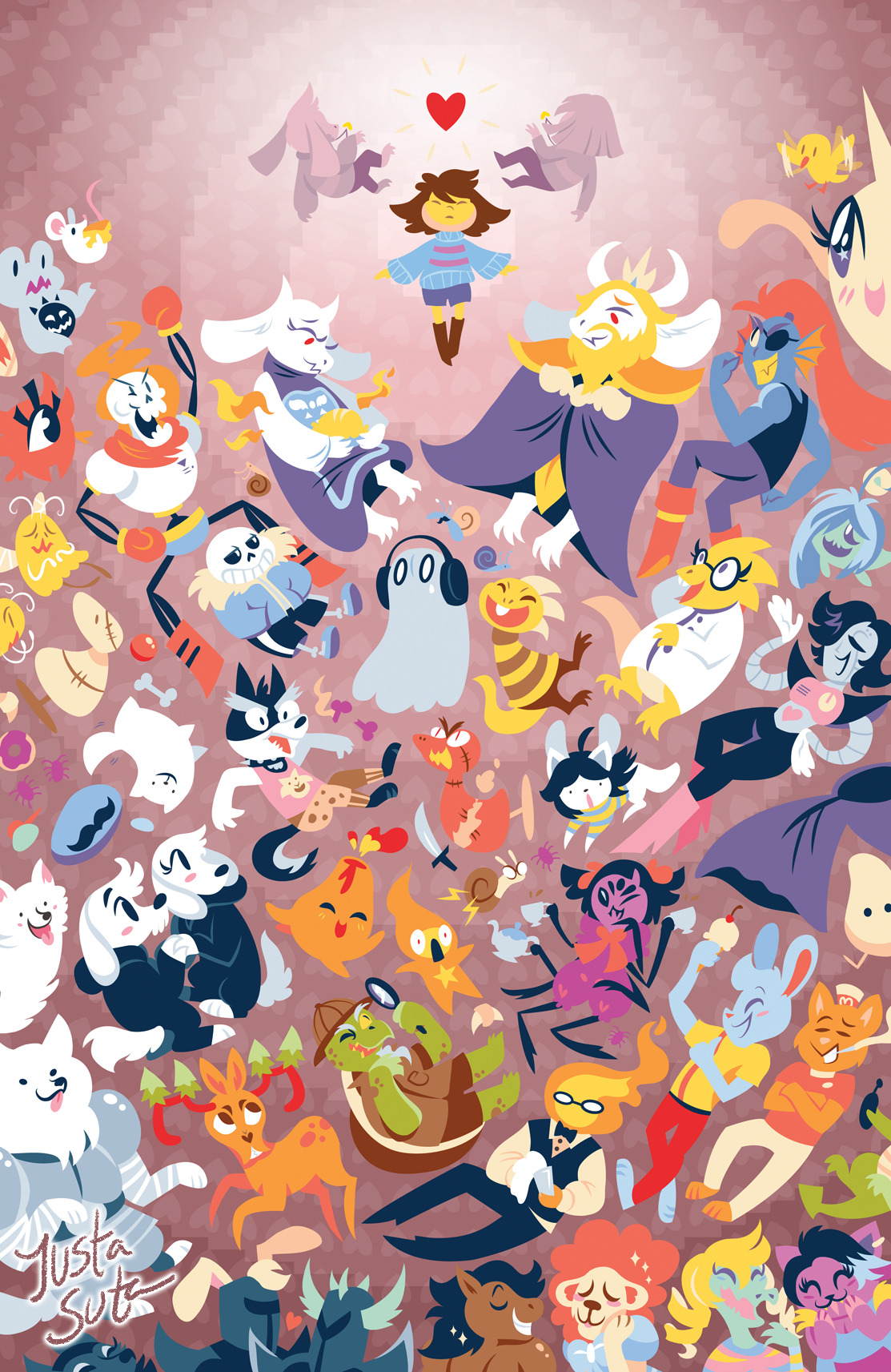 justasuta: Consider this an Undertale Anniversary piece. I mean, I didn’t beat
