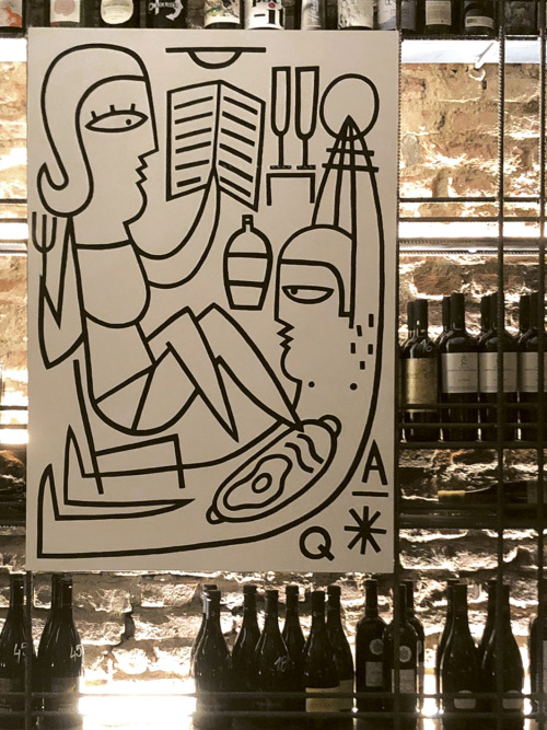 ristorante Immorale, MilanoAcrilico su pannello, 100 x 135 cm, 2019