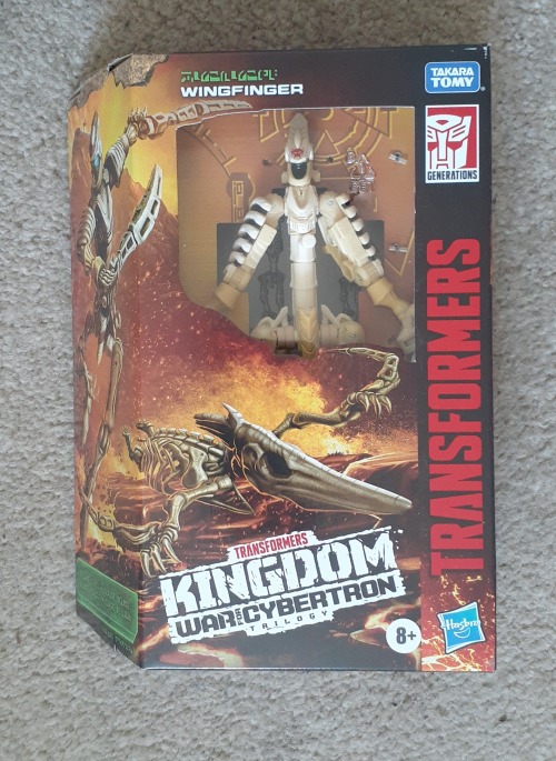 some more new Transformers Kingdom stuff came out and I have the next of the skeletal Dinosknown as 