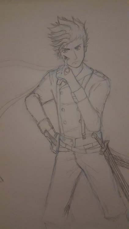 A country boy. In pencil, this time