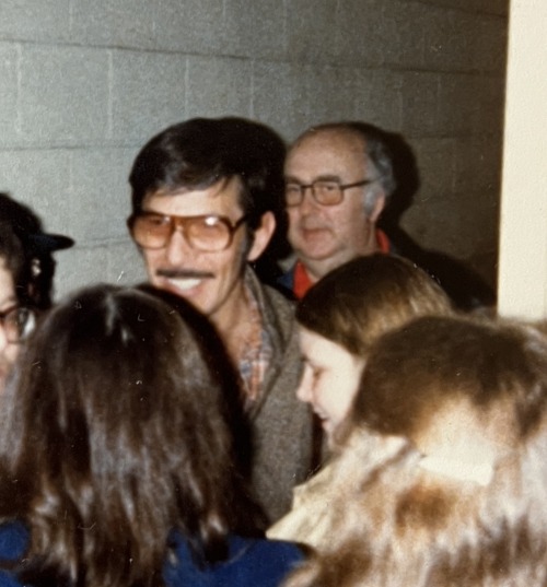 @vulcanspacedragon Took Me Two Months After You Asked, But I Found The Pics Of Me Kissing Leonard Nimoy