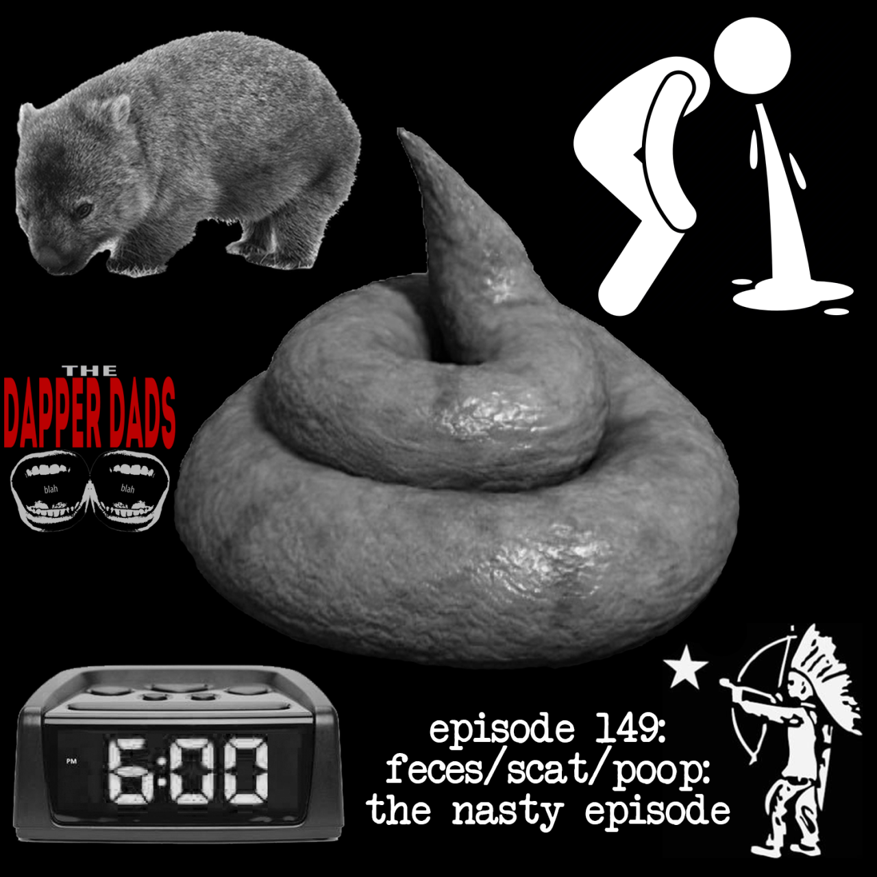 EPISODE 149! We discuss chipmunks, Chippendales, carpeting, a big barf incident, soda machine issues, boobs vs. bewbs, pulling the plug, a colon cleanse update, a fun fact from a gas pump, dump comparisons, Bob the Scat Cleaner, trying to better your...