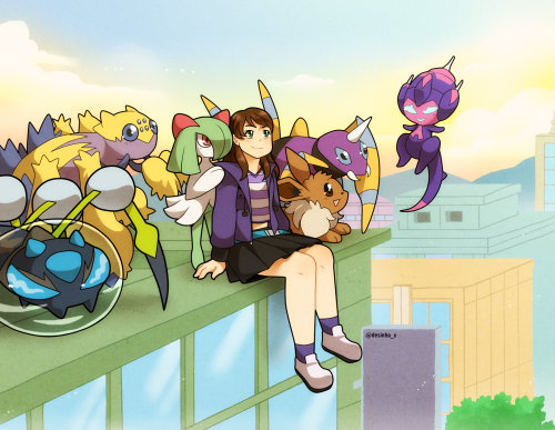 Pokemon Family - Piper  Commission by @hanaotaku95Commissions are open, click here! or send a m