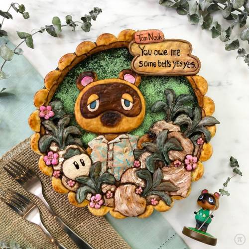 Nintendo Pies made by Jessica Leigh Clark-Bojin