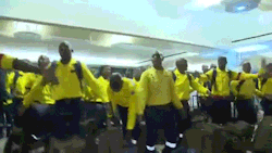 sizvideos:  South African firefighters dance
