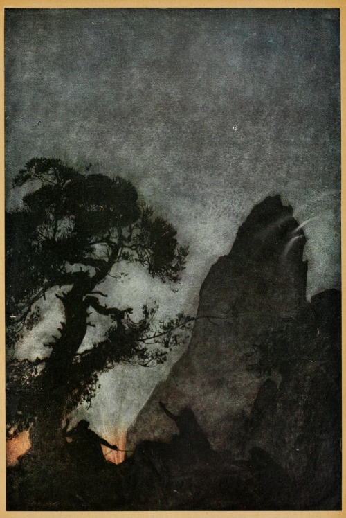 Arthur Rackham (1867-1939), ‘Three Norns’, “Siegfried & The Twilight of the Go