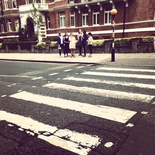 The world&rsquo;s most famous crosswalk. (at Abbey Road, London)