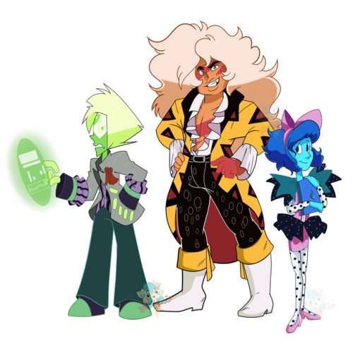 pizzapupperroni - Drew a Jem and The Holograms/Steven Universe...