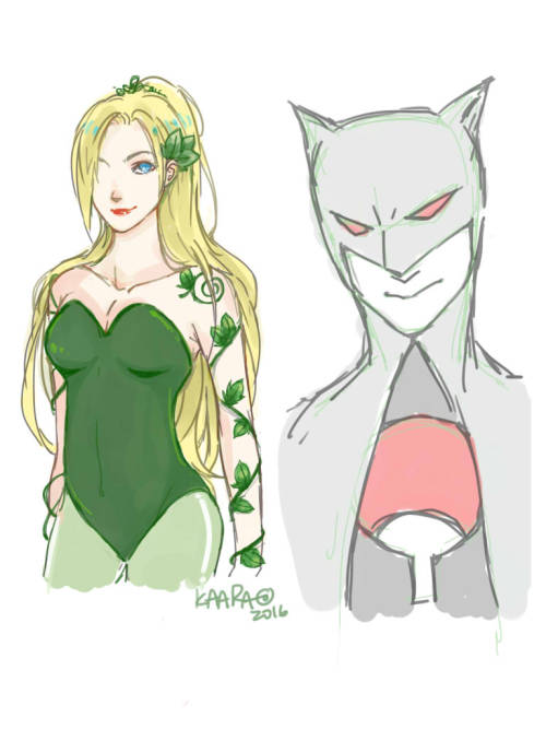 jo wanted ino as poison ivy and sasuke as batman but i’ve never actually paid attention to both befo