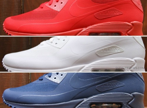 passionatenikeaddicton:Nike Air Max 90 Hyperfuse ‘Independence Day’