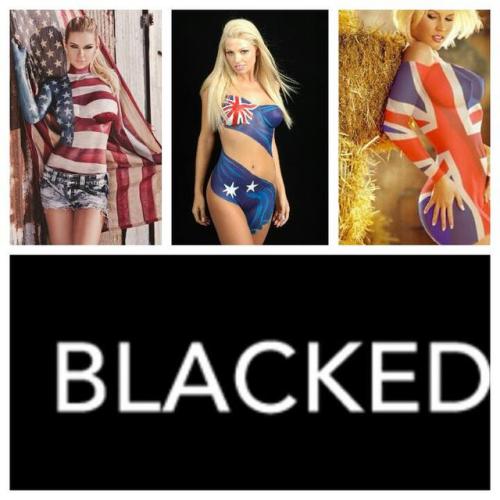 USA, UK and AUSTRALIA are Blacked !