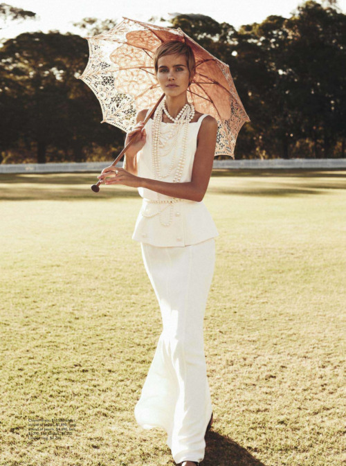 Isabel Lucas in Vogue Australia December 2013 Editorial