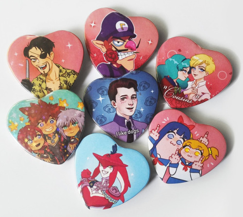 Hey guys&ndash; I just posted the rest of my pins on my etsy !! I had quite a few left over from RCC