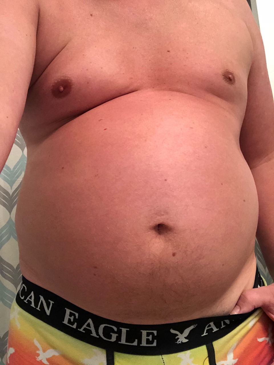 gluttonyislife:  Vacation Belly. Ate like a pig the whole time. It’s no wonder