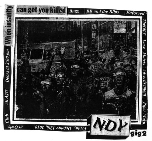 @loathed_sound - the mastermind behind one of the last great punk fanzines - hit us with this flyer 