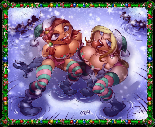 fandoms-females:  xmas_zoey_and_dawn_by_wagnerf porn pictures