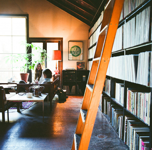 barangutan:  A very cool home owned by a couple of hardcore record collectors. Really
