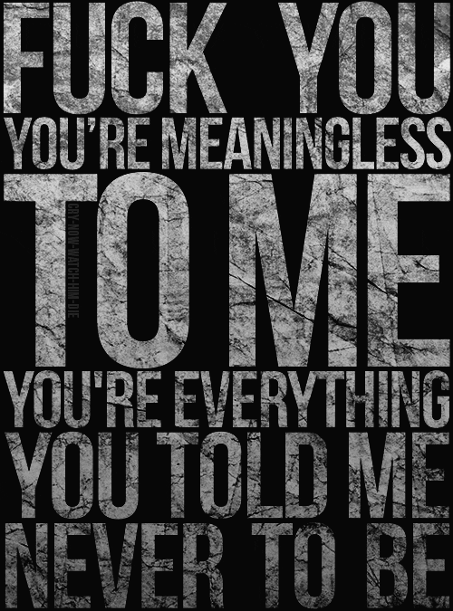 cry-now-watch-him-die:  Sworn In // Hypocrisy redo to this because I got the lyrics wrong, made it on 9/16/13 haha