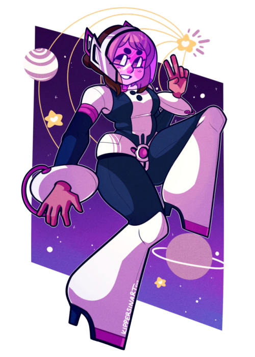 kippersinart:space gal